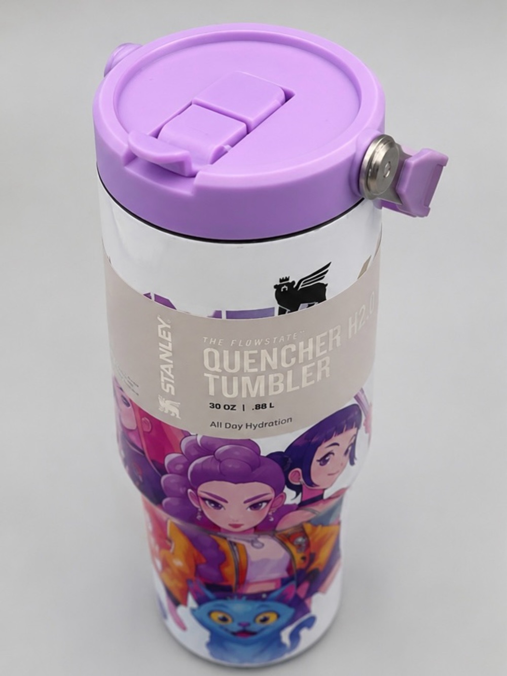 KPOP 30 oz Flip Straw Tumbler with Lid & Straw – Brand New - Picture 4 of 8